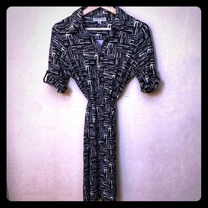 Collared button dress